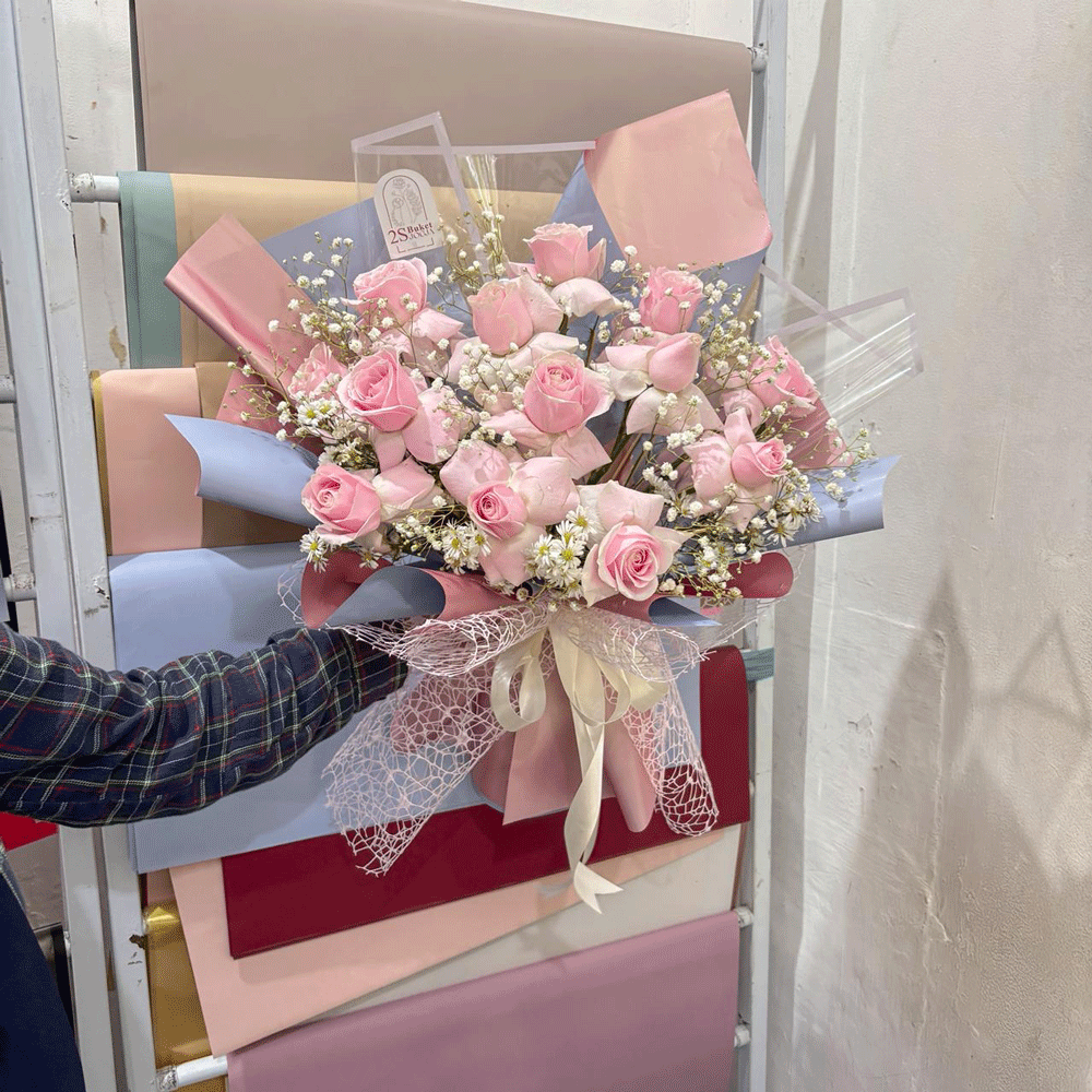 Buket Bunga Asli Premium Kode A21