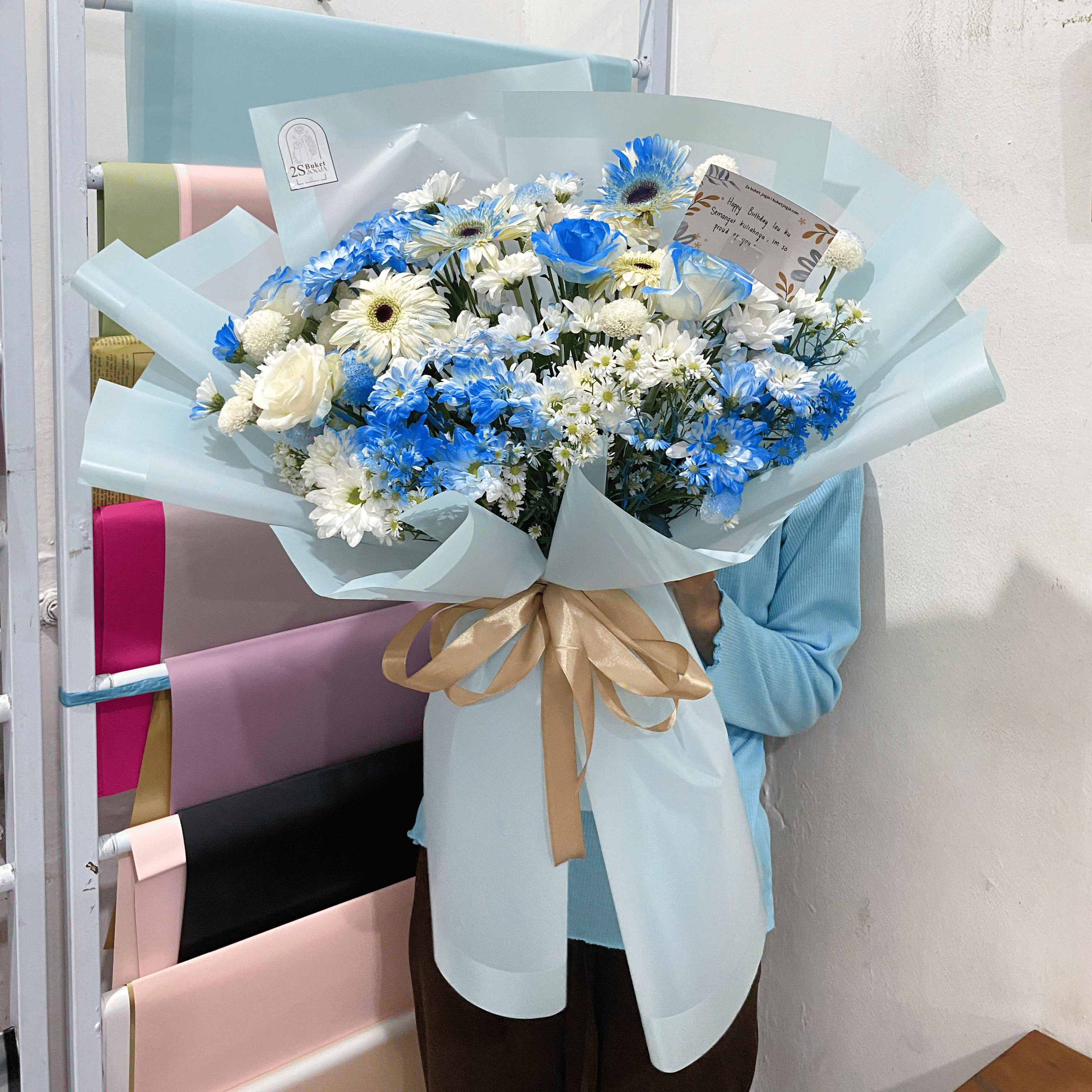 Buket Bunga Asli Premium Kode A9