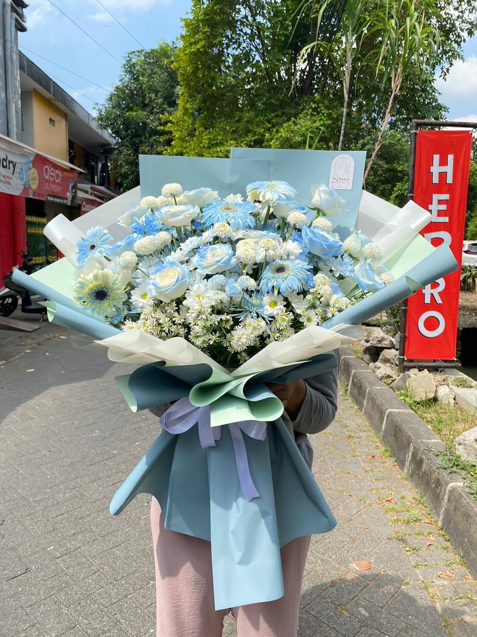 Buket Bunga Asli Premium Kode A2